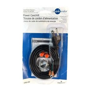 InSinkErator CRD-00 Power Cord Kit for Evolution Badger Evergrind Disposers NEW